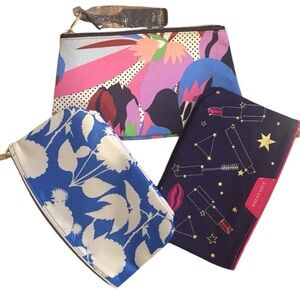 3-Pc Estée Lauder Cosmetic Bags